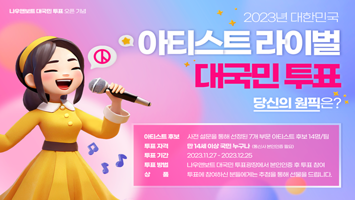 2023 아티스트 라이벌 대국민 투표 - 나우앤서베이