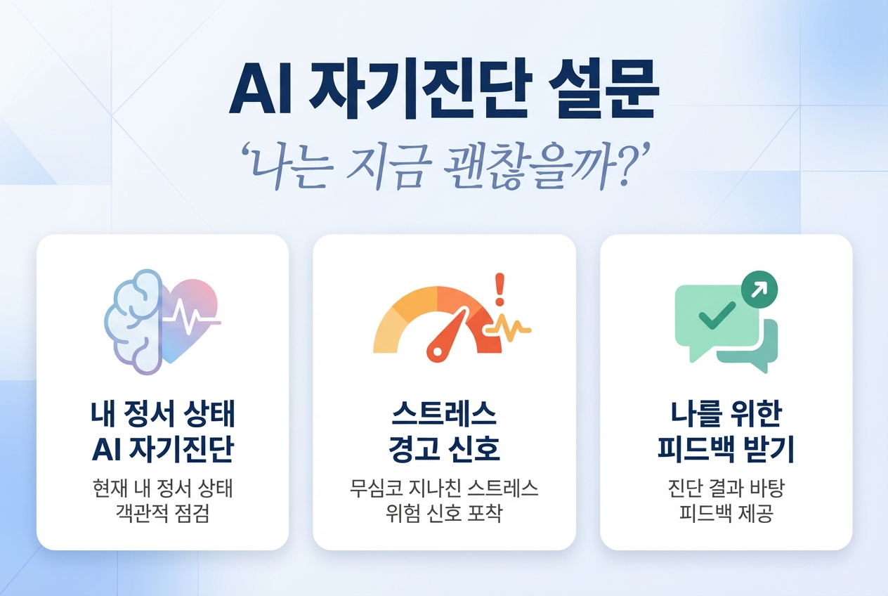 '나는 지금 괜찮을까?' 정서 상태 AI 자기진단 설문 - 나우앤서베이