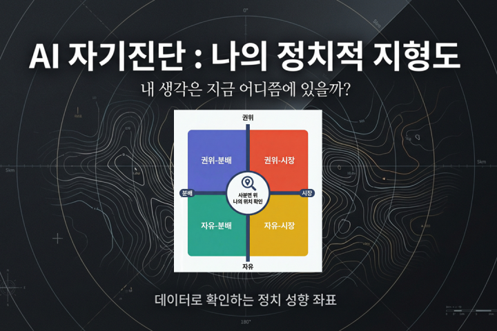 AI 자기진단 : 나의 정치적 가치 지형도