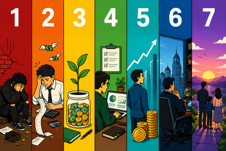 7 Levels: 내 돈 그릇은 몇 단계일까?