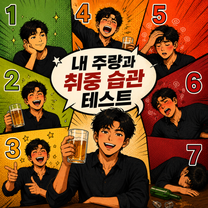 7 Levels: 내 주량과 취중 습관 테스트