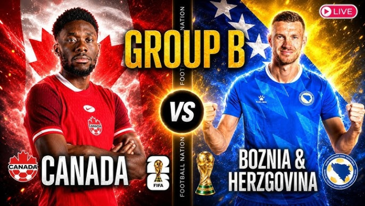  캐나다  vs   보스니아 헤르체고비나    Group B | 6월 13일