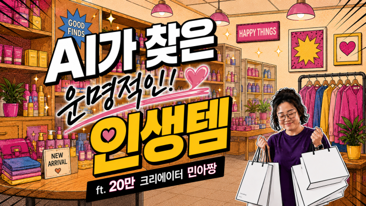 민아짱의 인생템 매칭 테스트